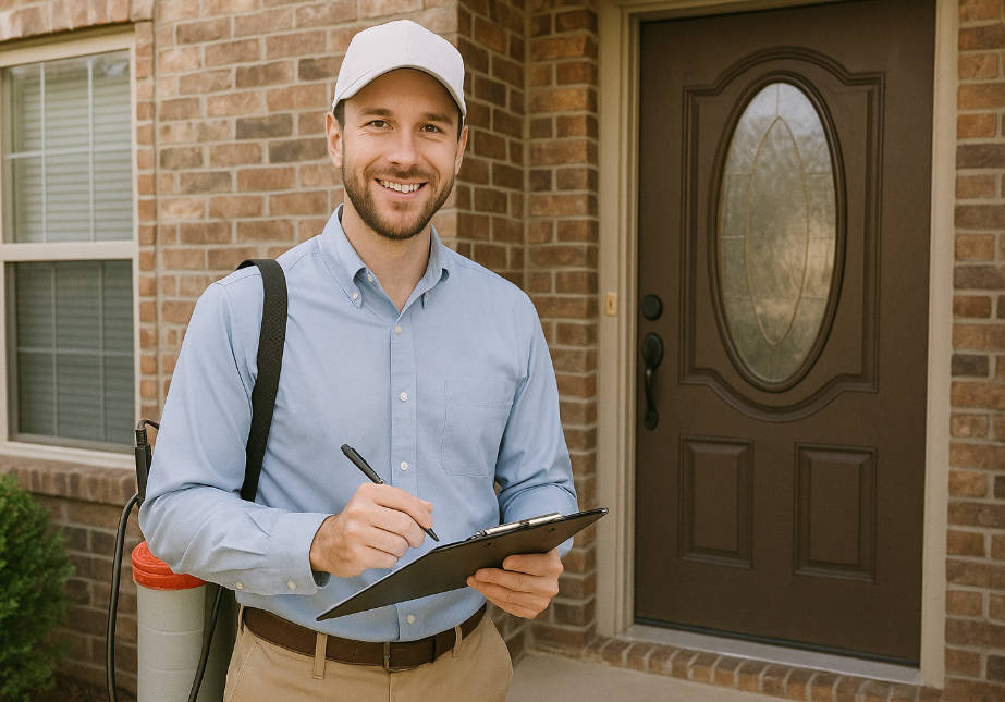 Pest Control in Corona, CA service being performed